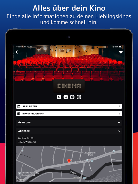 Cinuru - Dein Kino und Du iPad screenshot 6 - Entertainment app