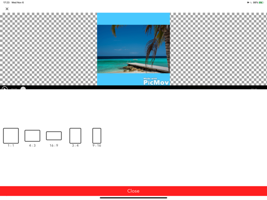 PicMov - Slideshow Editor iPad screenshot 6 - Photo & Video app