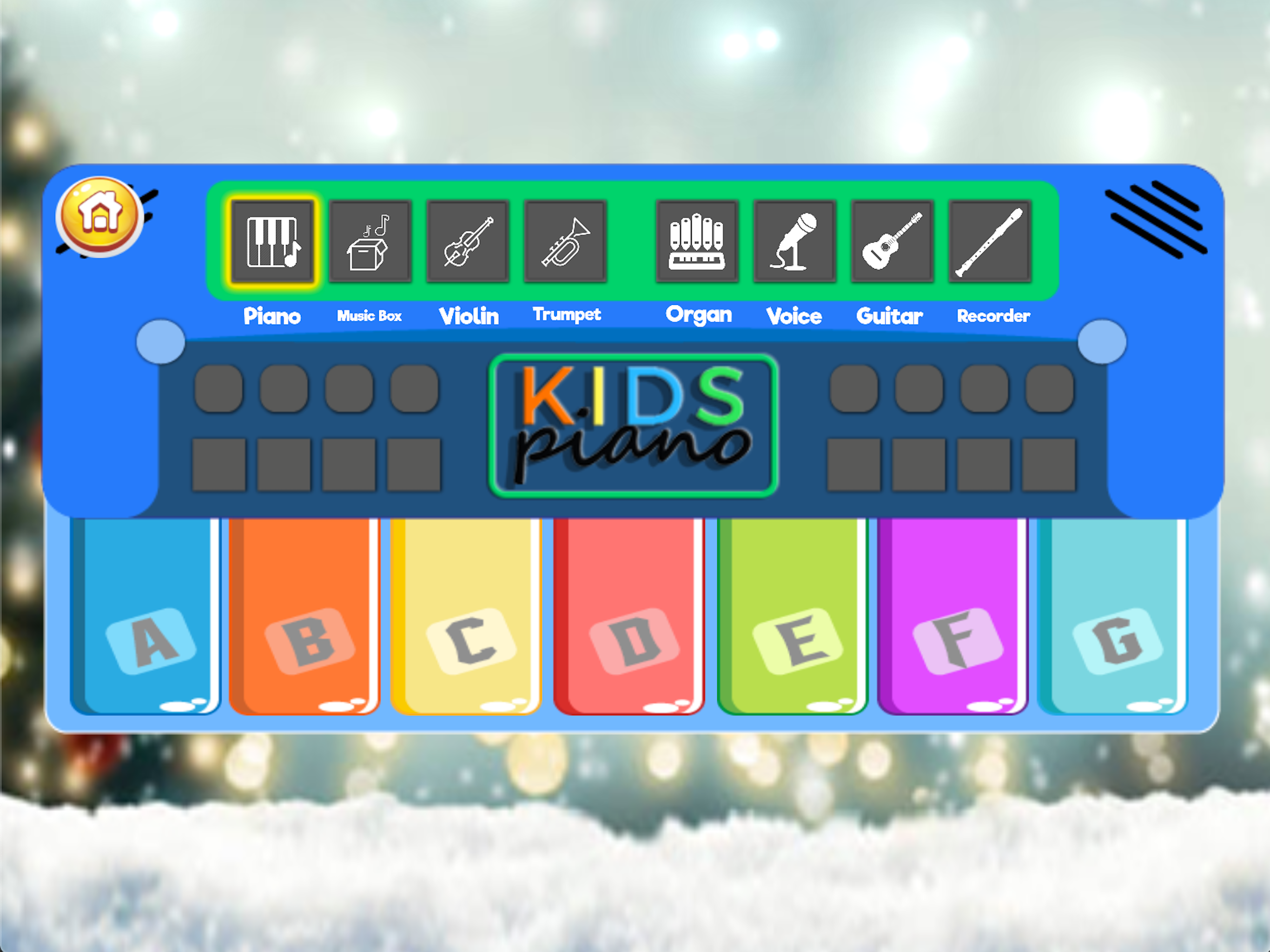 Kids Little Toy Piano xylo pad