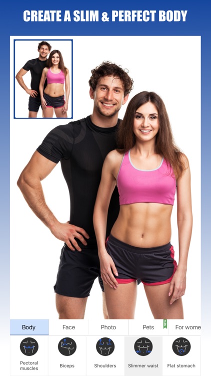 Retouch Men: Abs & Body Editor