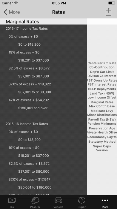 my Tax Calculator Australia screenshot 3