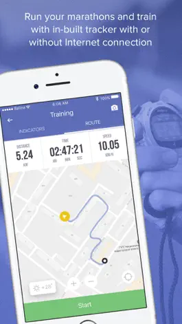 Game screenshot Naperegonki - running tracker apk