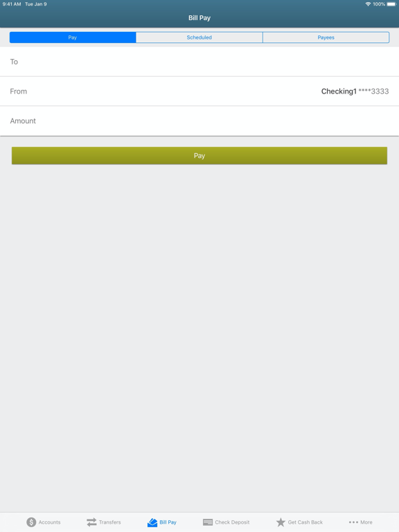 TruWest Credit Union iPad screenshot 5 - Finance app
