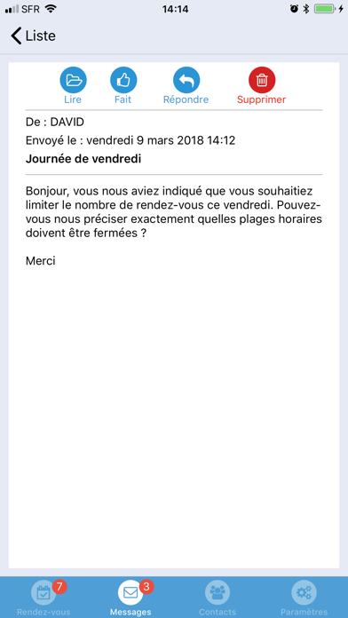 How to cancel & delete calenDoc from iphone & ipad 3