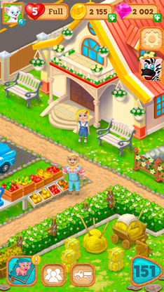 Granny’s Farm: Match-3 Game screenshot 5