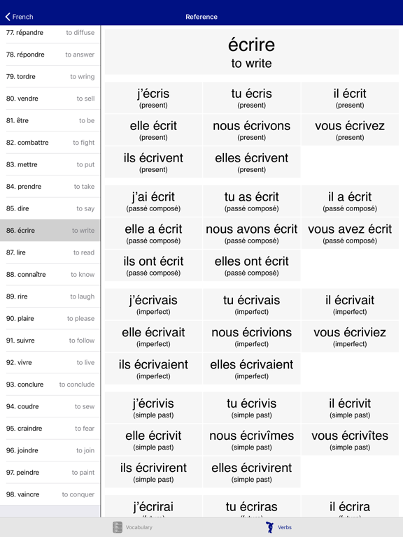 Liberation Philology French iPad screenshot 5 - Education app
