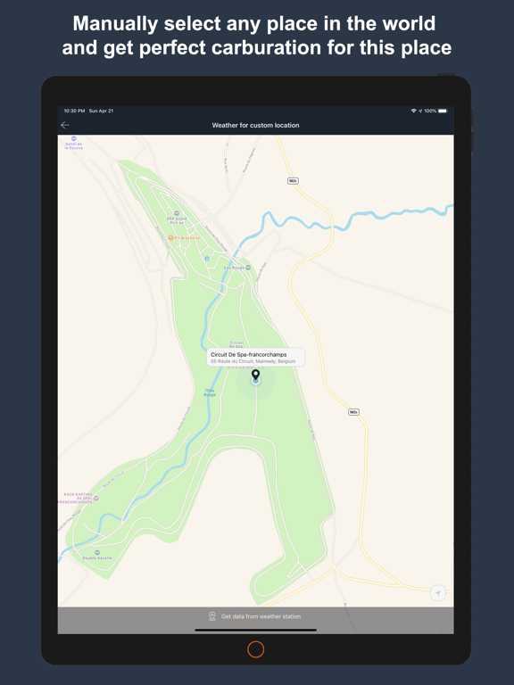 AirLab: Air Density & Altitude iPad screenshot 6 - Sports app