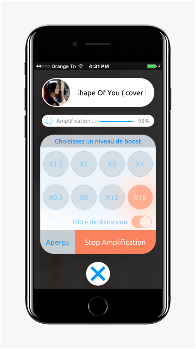Screenshot #3 pour Amplifier Volume Musique Mp3