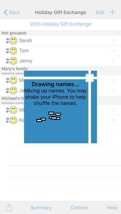 Screenshot #3 pour Gift Exchange Lite