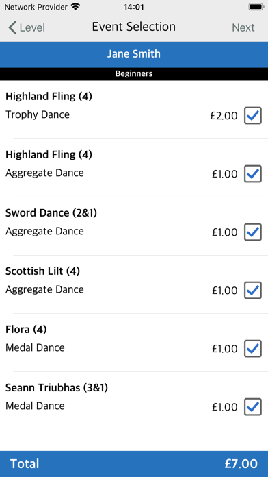 Highland Dancing Competitions Screenshot