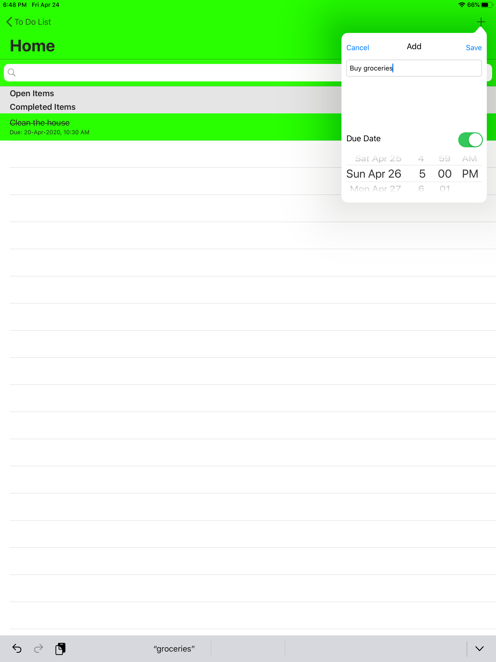 Todo List
