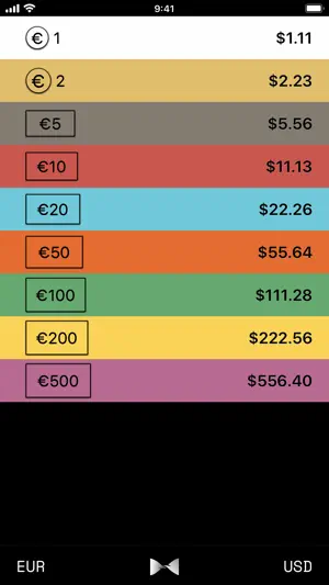 Denominations screenshot 1
