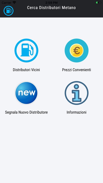 Cerca Distributori Metano