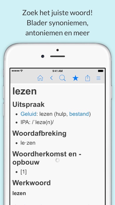 Screenshot #3 pour Nederlands Woordenboek.