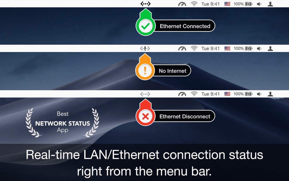 Ethernet Status Lite - 2.0 - (macOS)