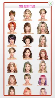 hairstyles for your face shape iphone screenshot 4