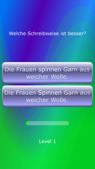 Screenshot #3 pour Groß- und Kleinschreibung 1