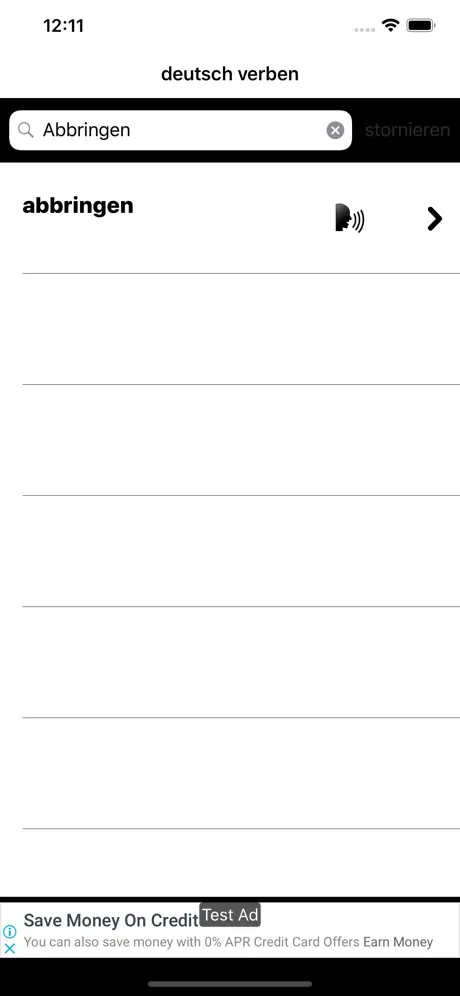 deutsch verben offline