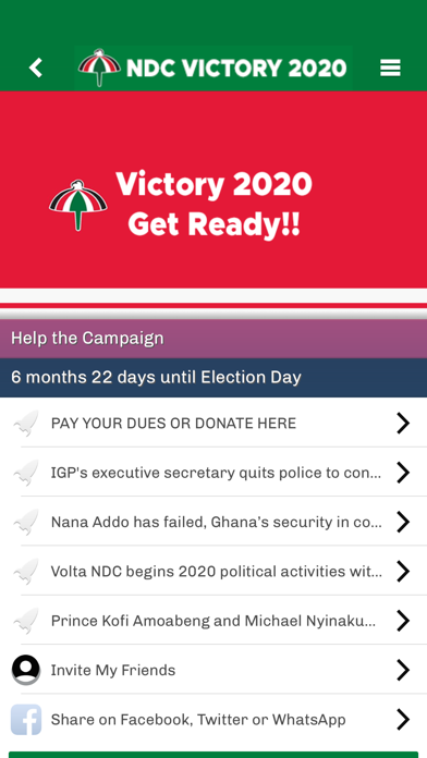 NDC GHANA Screenshot 3 - AppWisp.com NDC GHANA Screenshot 3 - AppWisp.com