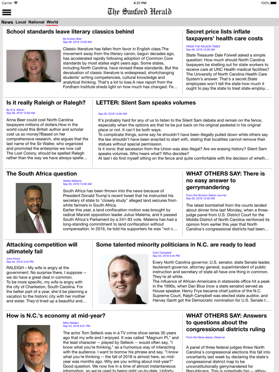 Screenshot #6 pour The Sanford Herald