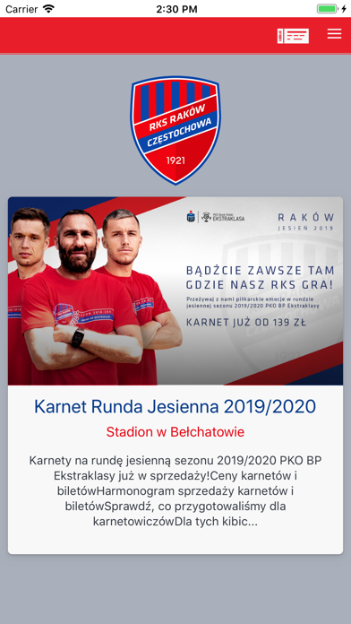Screenshot #2 pour Bilety Raków Częstochowa