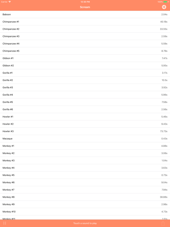 Screenshot #4 pour Scream - Monkey Sounds
