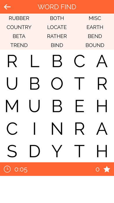 Word Find : Hidden Words Screenshot