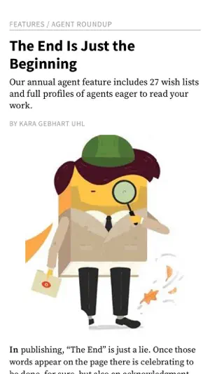 Writer's Digest Magazine screenshot 4