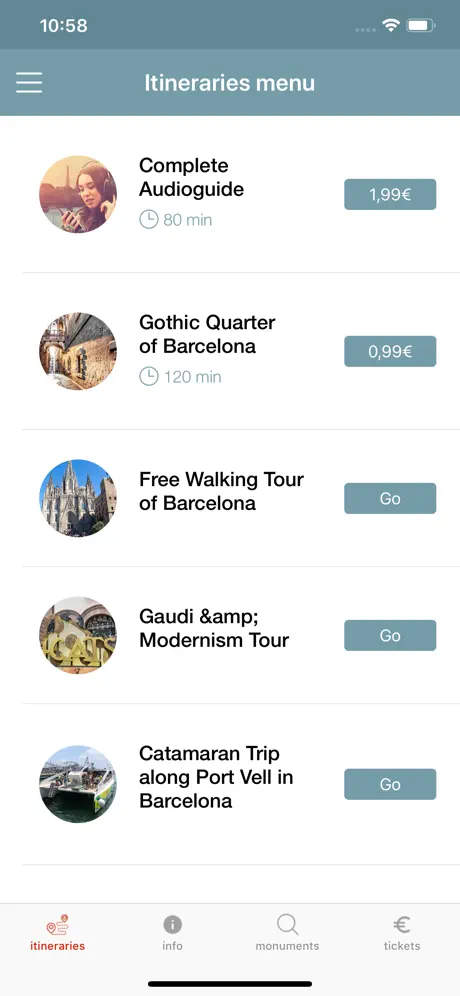 Barcelone visites guidées