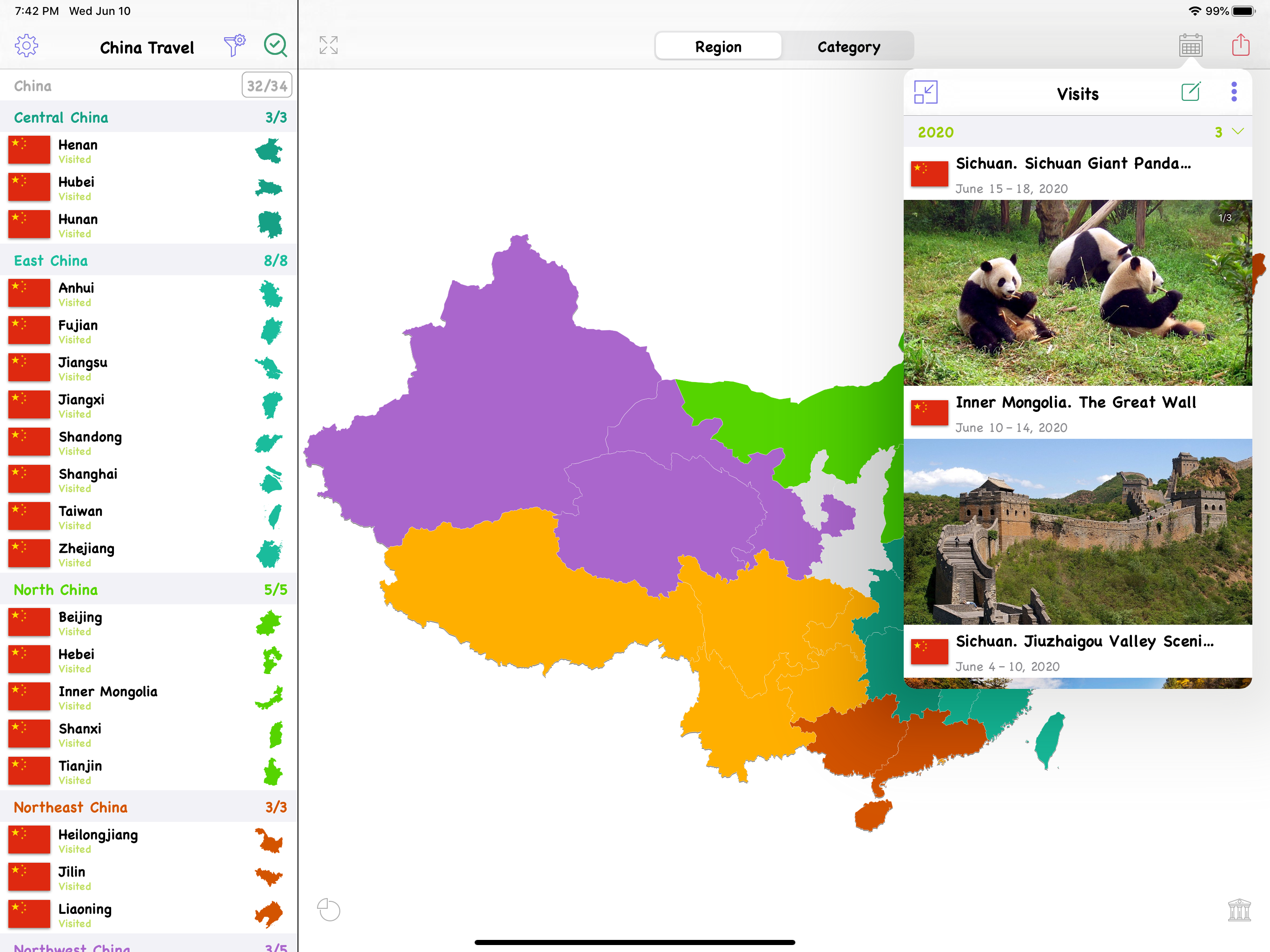 China Travel Map: I Have Been screenshot 10