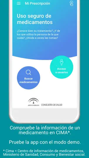 Captura de pantalla de Mi Prescripcion en iPhone 2
