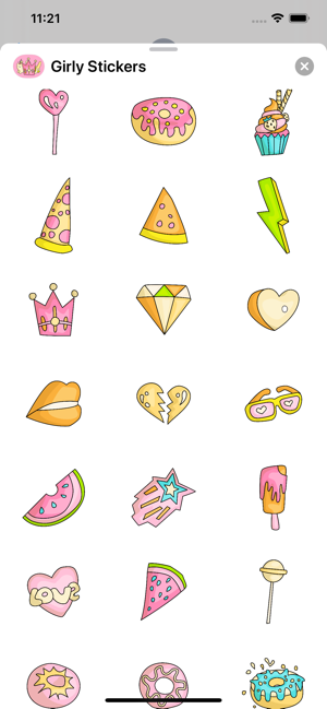 Girly Stickers App(圖3)-速報App