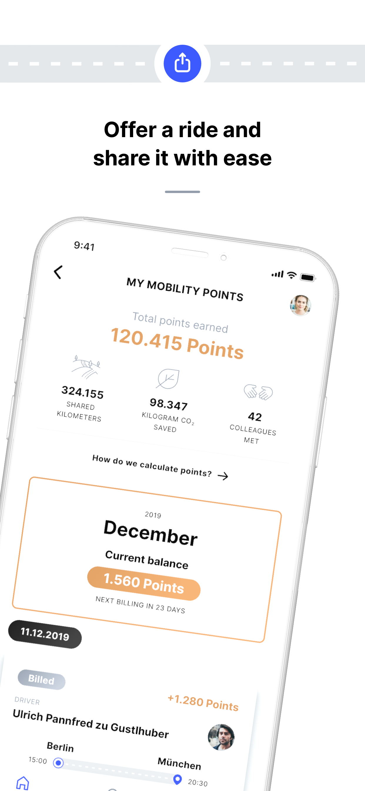 pool: Carpooling for Companies