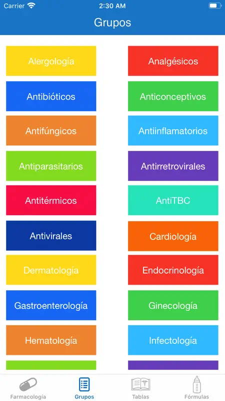 Farmacología Pediátrica screenshot 2 of 5