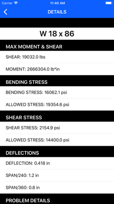 Steel Beams Bulk Checker screenshot 3
