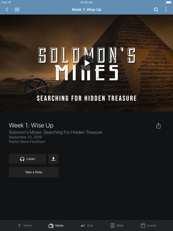 New Season Church App iPad screenshot 3 - Lifestyle app