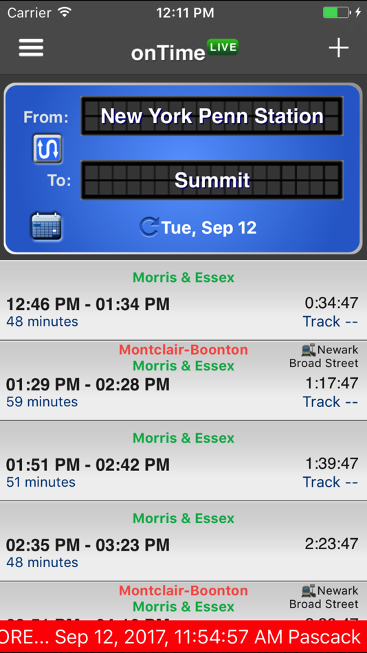 #4. onTime : NJT, Light Rail, Bus (iOS) 由: Mobileware Inc.