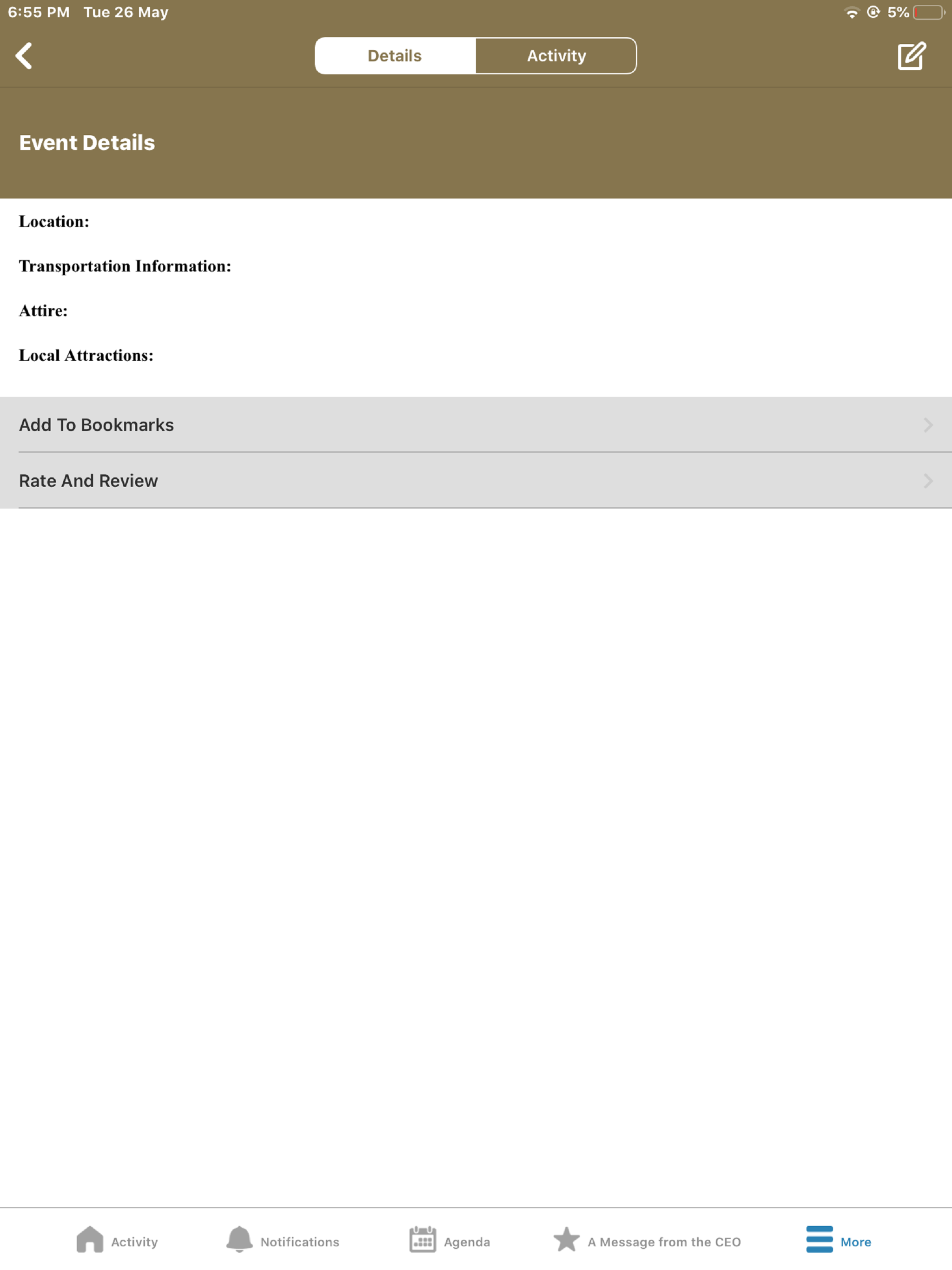 CSBA Event App screenshot 11
