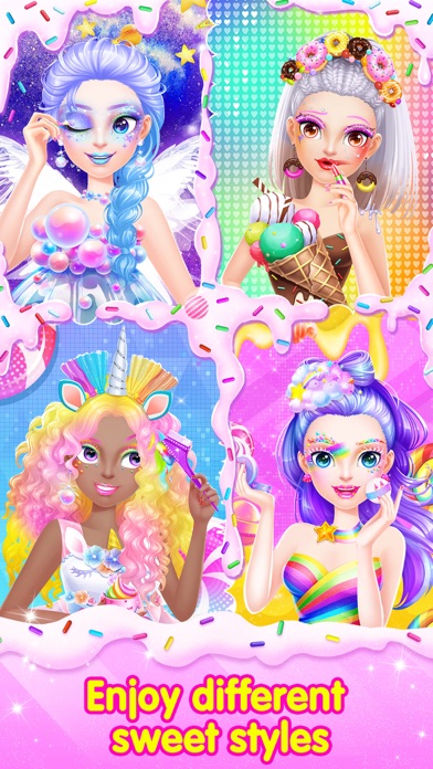 Sweet Princess Candy Makeup Screenshot