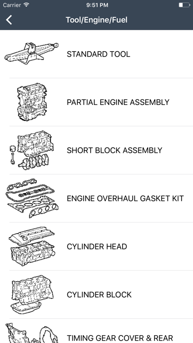 Toyota, Lexus Car Parts Screenshot