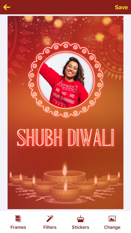 Diwali Photo Frame - DP Maker screenshot-3