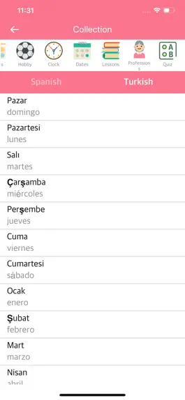 Game screenshot Spanish-Turkish Dictionary apk