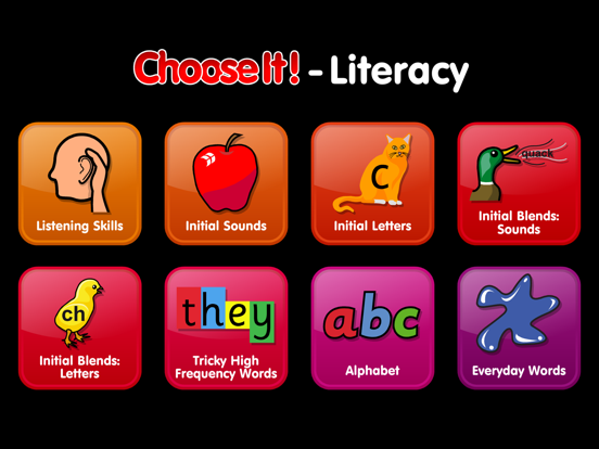 Screenshot #4 pour ChooseIt! Literacy