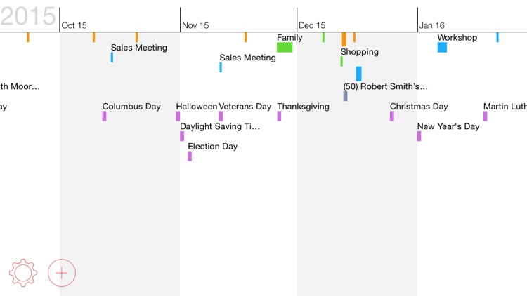 CoCoCal - Timeline Calendar screenshot-0