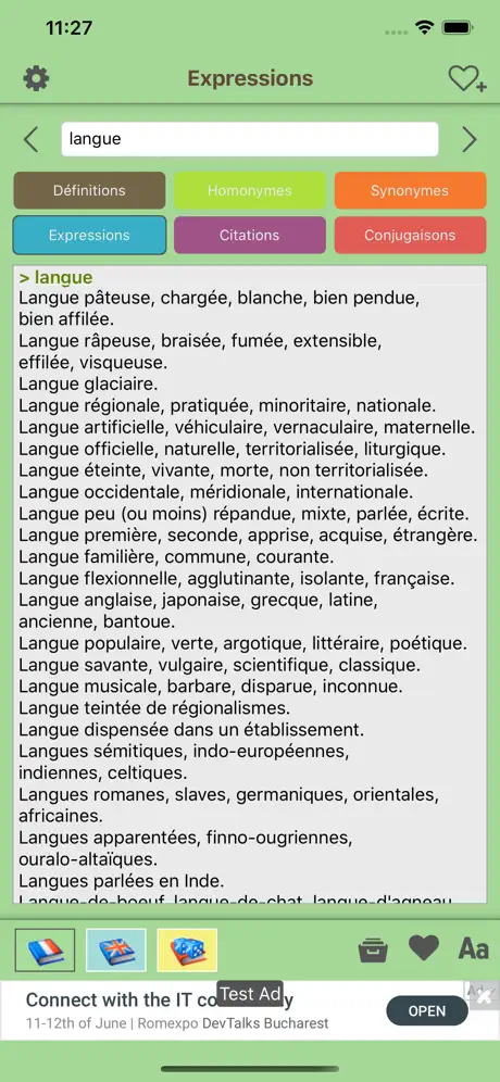 French Explanatory Dictionary