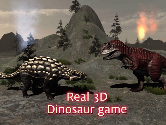 Simulador de dinossauro 3d, dinosaur sim, joguinho dos dinossauros pra  crianças, jogo do dinossauro 