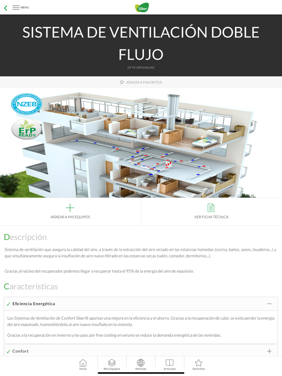 Screenshot #5 pour Sistemas de Ventilación Siber
