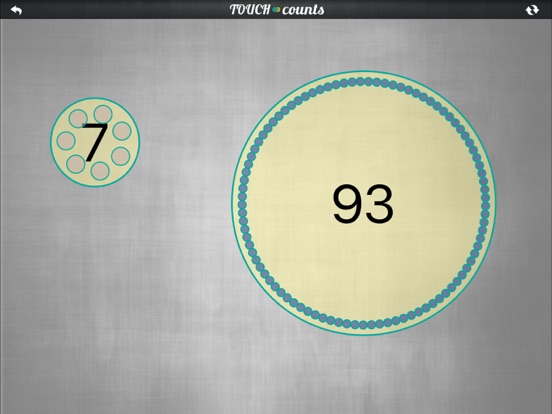 TouchCounts iPad screenshot 6 - Education app