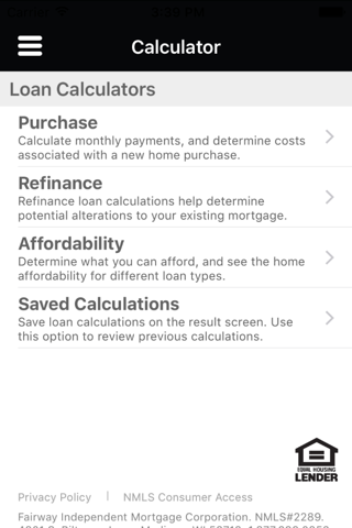 MortgageBanc Mobile App - náhled