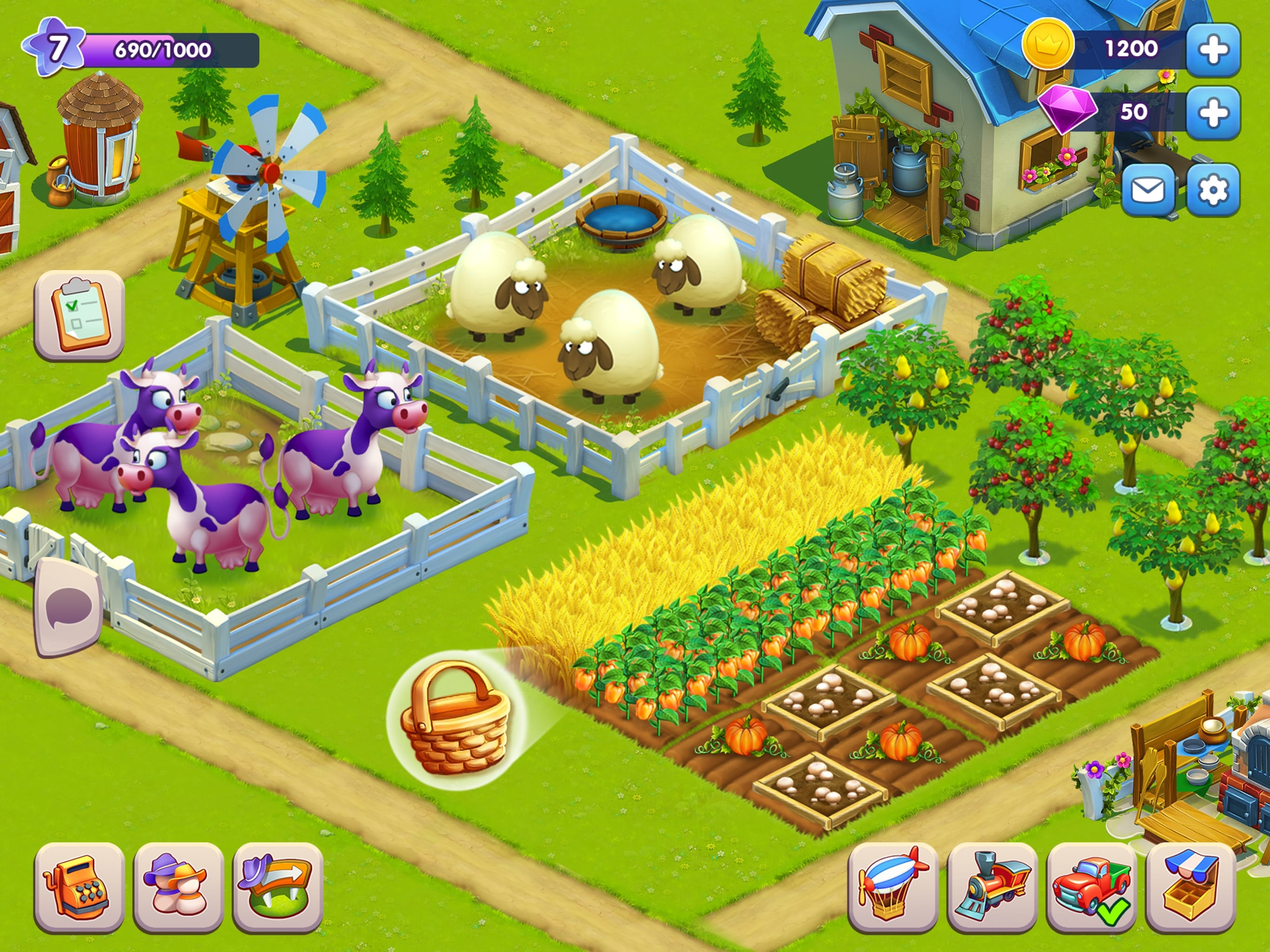 Golden Farm: Fun Farming Game screenshot 8